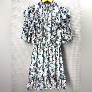 Lavender Brown | Dresses | Lavender Brown 0 Silk Floral Shift Dress Size Xs  | Poshmark